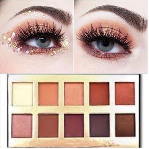 Crown Pro 10 Color Fuego Collection Palette NEW
